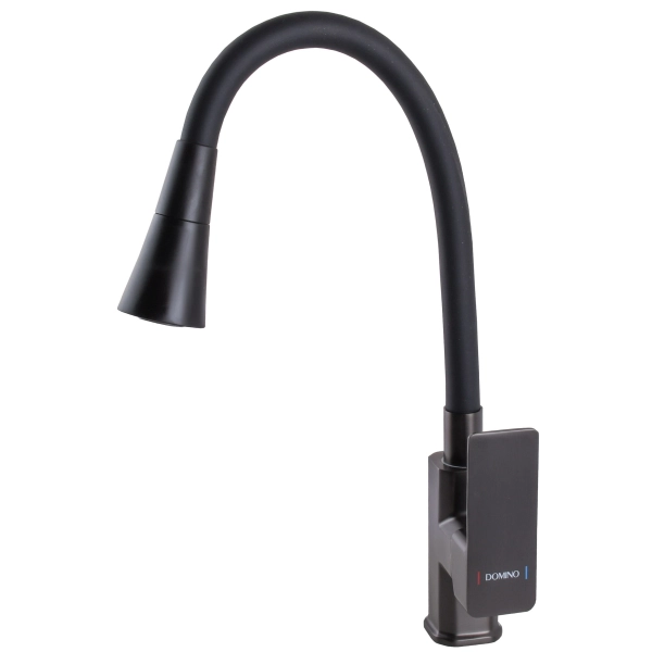 Смеситель для кухни DOMINO Malibu DMM-203LM-GP-B01 с гиб ...