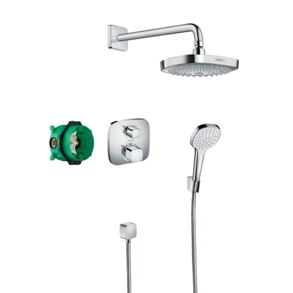 Душевая система Hansgrohe Croma Select E скрытого монтаж ...
