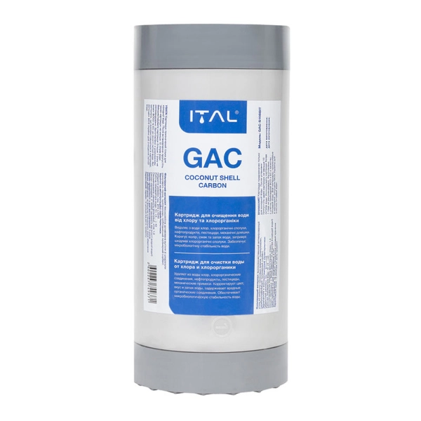 Картридж с гранулированным кокосовым углем ITAL GAC-S10  ...