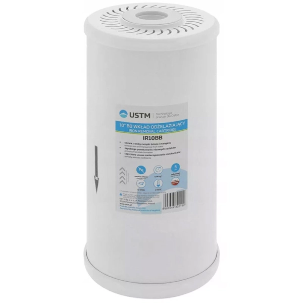 Картридж для удаления железа USTM 4,5"х10" (IR10BB)