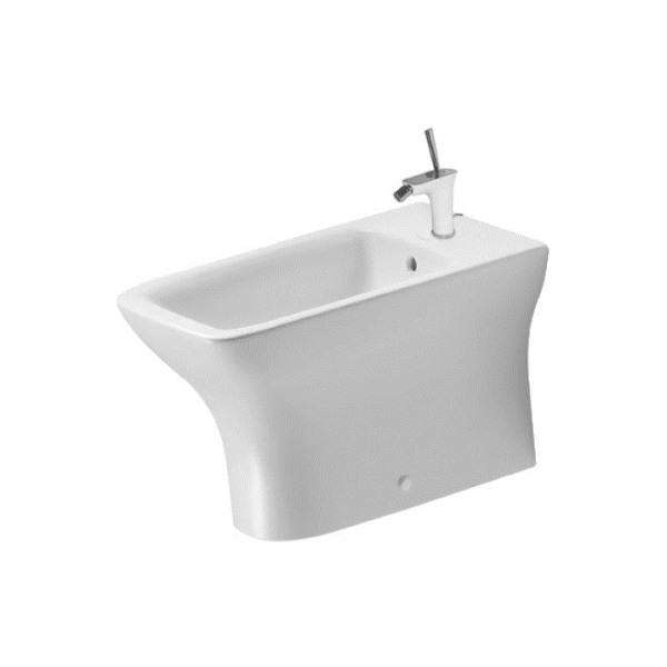 Биде напольное Duravit PURAVIDA 630x360 прямоугольное, б ...