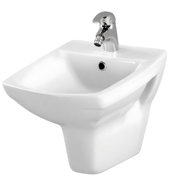 Биде подвесное Cersanit CARINA 525x355 полукруглое, без  ...