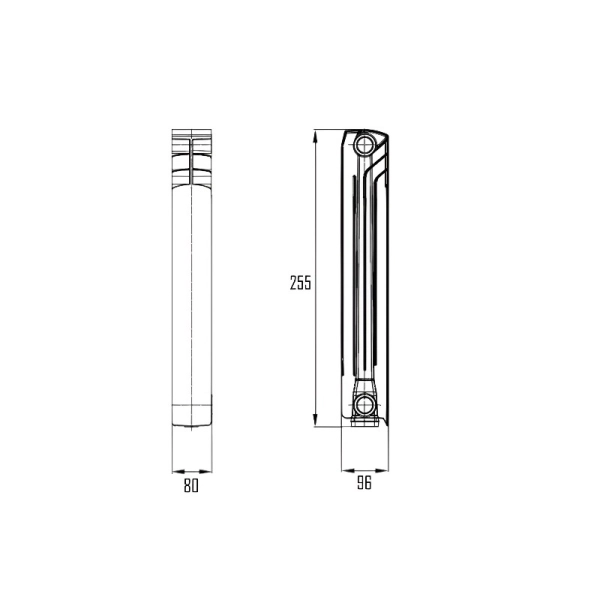 Биметаллический радиатор Thermo Alliance Bi-Ferrum 200/9 ...