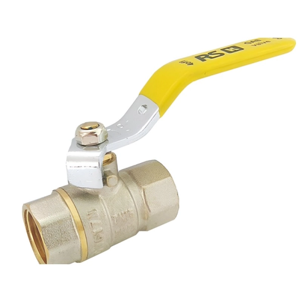 Кран шаровой 1/2" ВВ желтая ручка СW 617 Original RSk Ит ...