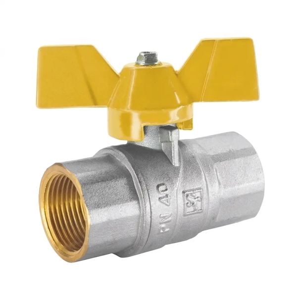 Газовый кран STA 1/2" ВВ прямой, латунь (1007898)