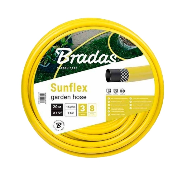 Шланг для полива Bradas Sunflex НН 1/2"x1/2" (15 мм) 20  ...