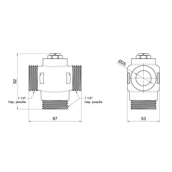 Клапан антиконденсационный Thermo Alliance Forte 1 1/4"х ...