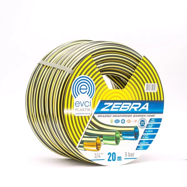 Шланг для полива Evci Plastik Zebra 3/4" (20 мм) 20 м